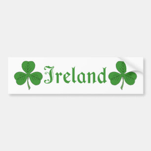 Pegatina Para Coche Trébol Irlanda