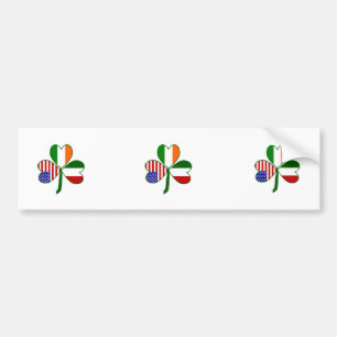 Pegatina Para Coche Trébol italiano