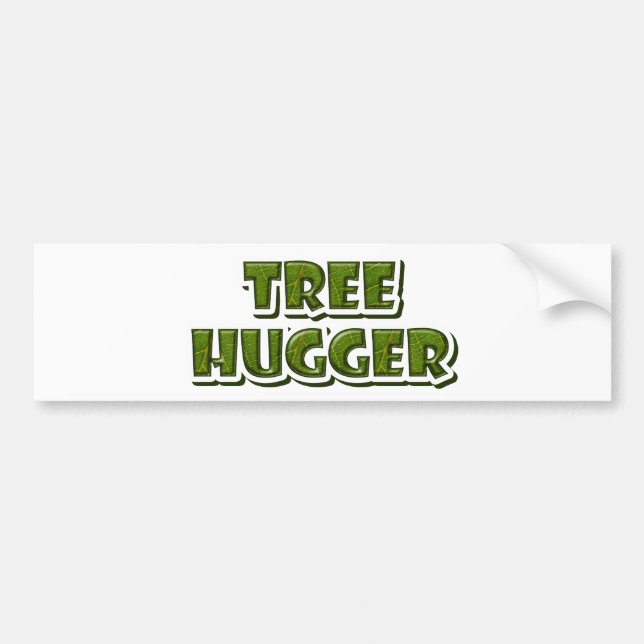 Pegatina Para Coche Tree Hugger (Frente)