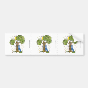 Pegatina Para Coche Tree Hugger
