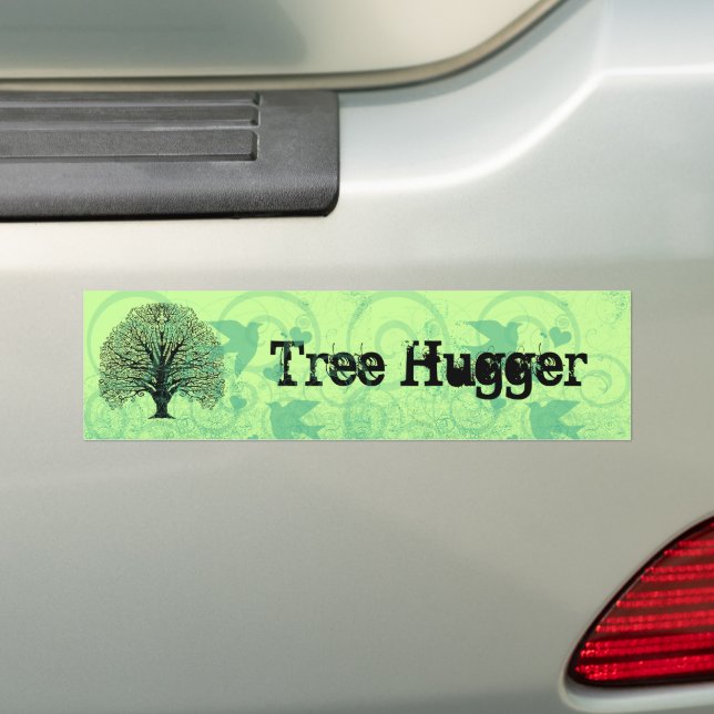 Pegatina Para Coche Tree Hugger (en coche)