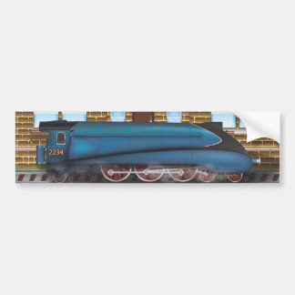 Pegatina Para Coche Tren de vapor vintage en la estación