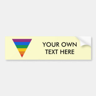 Pegatina Para Coche Triángulo del orgullo gay