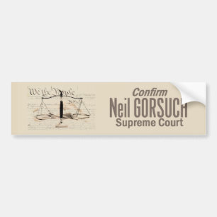 Pegatina Para Coche Tribunal Supremo de Neil GORSUCH