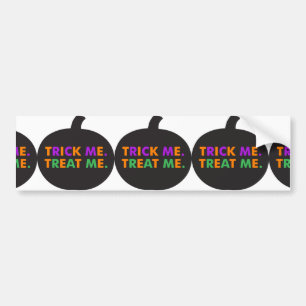 Pegatina Para Coche Trick Me Trate, Multi-Colores