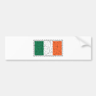 Pegatina Para Coche Tricolor irlandés