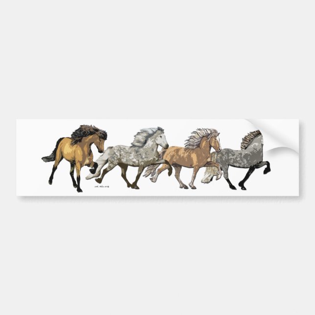 Pegatina Para Coche Trio en Tolt (Frente)