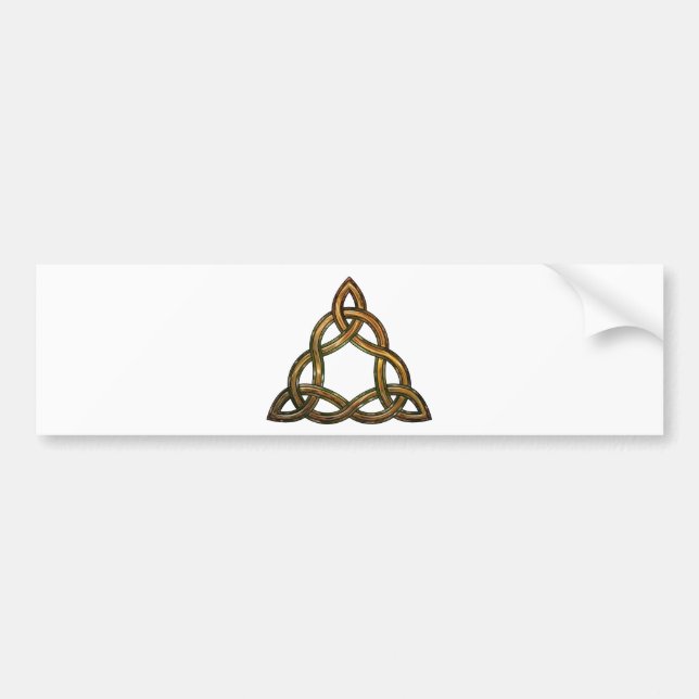 Pegatina Para Coche triquetra céltico (Frente)