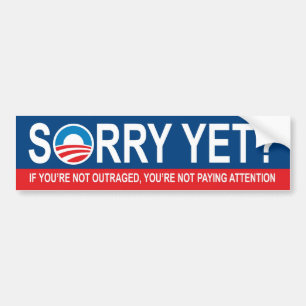 Pegatina Para Coche ¿Triste todavía? Obama anti