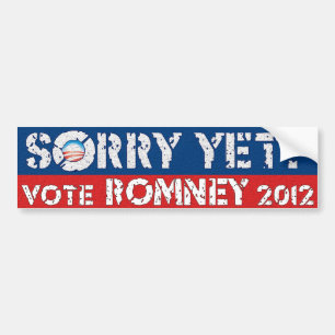 Pegatina Para Coche ¿Triste todavía? Voto Romney