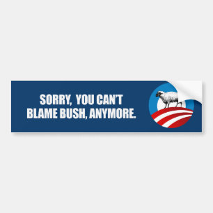 Pegatina Para Coche TRISTE USTED CULPA BUSH MÁS Bumpersticker del