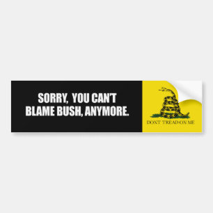 Pegatina Para Coche TRISTE USTED CULPA BUSH MÁS Bumpersticker del