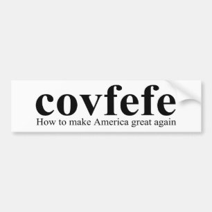 Pegatina Para Coche Triunfo de la definición de Covfefe