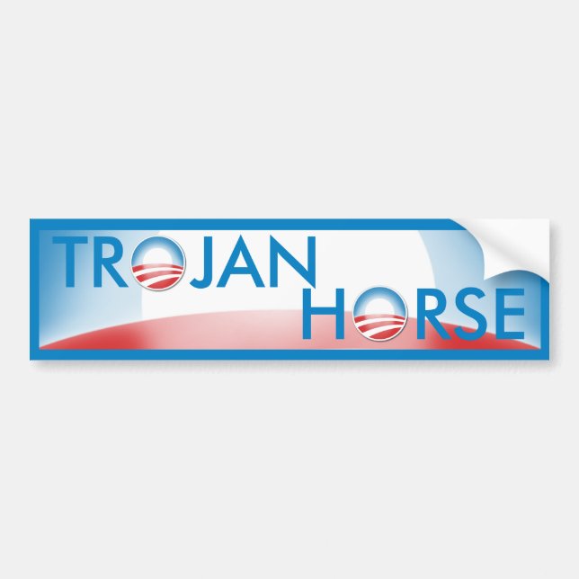 Pegatina Para Coche Trojan Horse (Frente)
