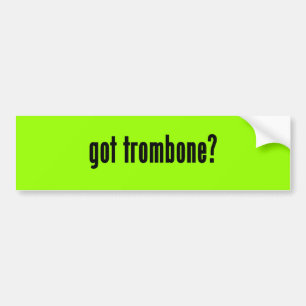 Pegatina Para Coche ¿trombone conseguido?