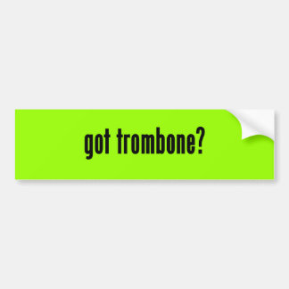 Pegatina Para Coche ¿trombone conseguido?