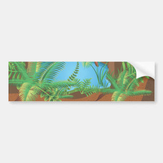 Pegatina Para Coche Tropical