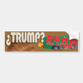 PEGATINA PARA COCHE TRUMP