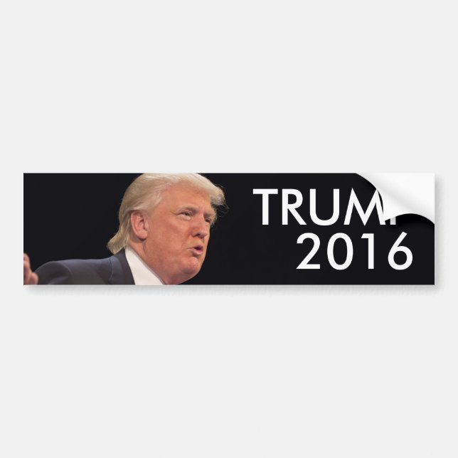 Pegatina Para Coche Trump 2016 (Frente)