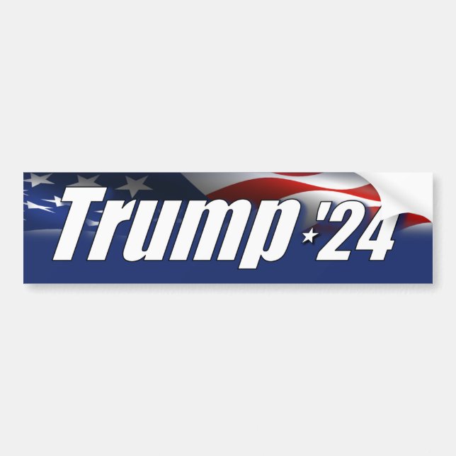 Pegatina Para Coche Trump 2024 (Frente)