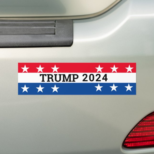 Pegatina Para Coche Trump 2024 (en coche)