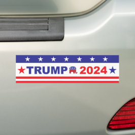 PEGATINA PARA COCHE TRUMP 2024