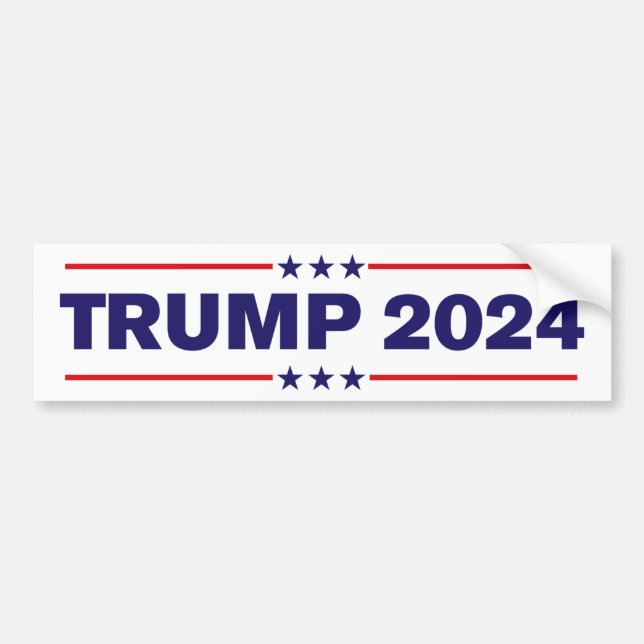 Pegatina Para Coche Trump 2024 (Frente)