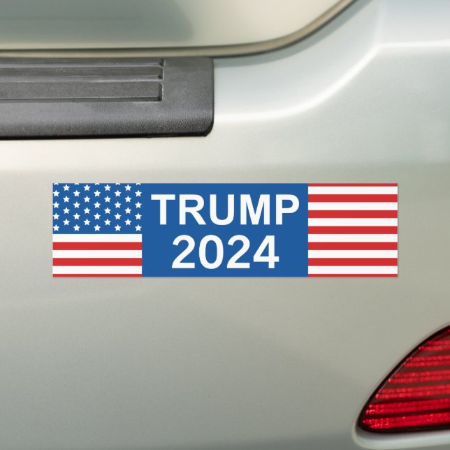 Pegatina Para Coche Trump 2024 (en coche)