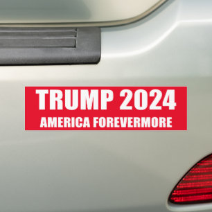 PEGATINA PARA COCHE TRUMP 2024 - AMÉRICA FOREMORE