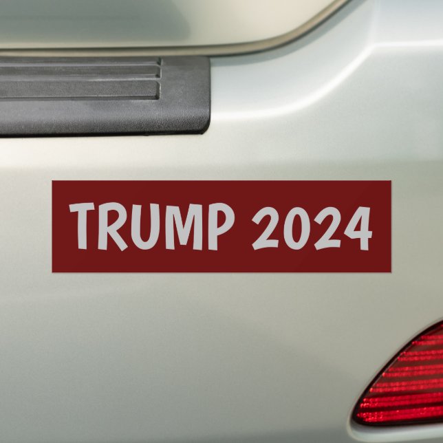PEGATINA PARA COCHE TRUMP 2024 BUMPER STICKERS (en coche)