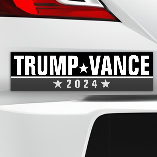 PEGATINA PARA COCHE TRUMP 2024 BUMPER STICKERS (Trump Vance 2024 Bumper Sticker)