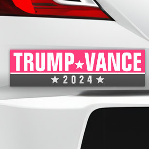 PEGATINA PARA COCHE TRUMP 2024 BUMPER STICKERS