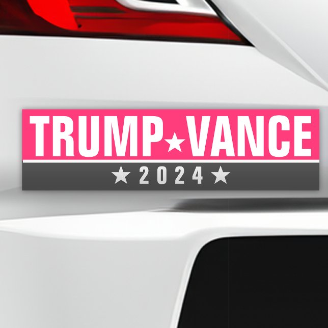 PEGATINA PARA COCHE TRUMP 2024 BUMPER STICKERS (Trump Vance 2024 Bumper Sticker)