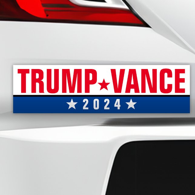 PEGATINA PARA COCHE TRUMP 2024 BUMPER STICKERS (trump vance 2024 bumper sticker)