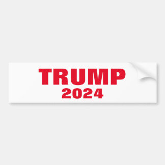Pegatina Para Coche Trump 2024 Colorido rojo blanco negrita Guay de mo