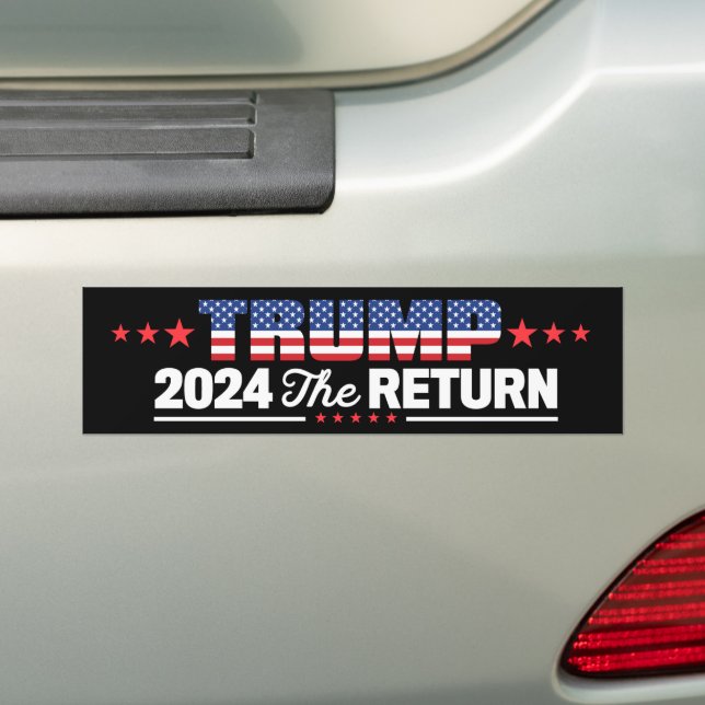 Pegatina Para Coche Trump 2024: El regreso de la perforación de bebé r (en coche)
