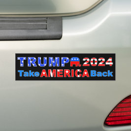 Pegatina Para Coche TRUMP 2024 Recuperar a Estados Unidos