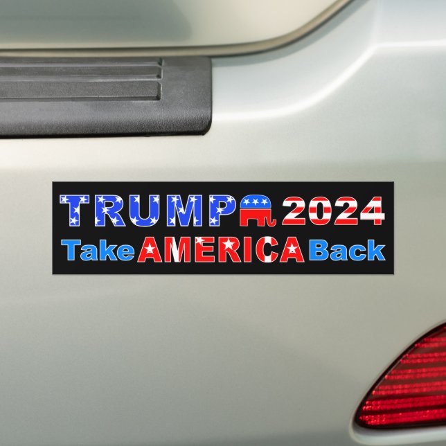 Pegatina Para Coche TRUMP 2024 Recuperar a Estados Unidos (en coche)