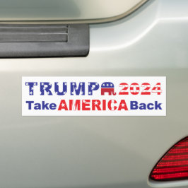 Pegatina Para Coche TRUMP 2024 Recuperar a Estados Unidos