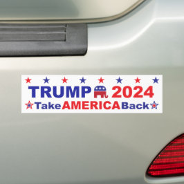 Pegatina Para Coche TRUMP 2024 Recuperar Estados Unidos