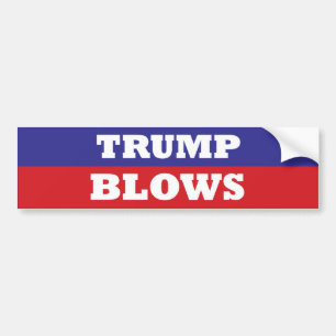 Pegatina Para Coche TRUMP BLOQUEA simple como