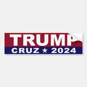 Pegatina Para Coche Trump Cruz 2024