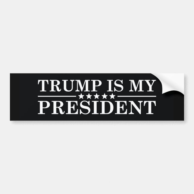 Pegatina Para Coche Trump es mi presidente (Frente)