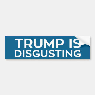 Pegatina Para Coche Trump es repugnante