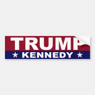 PEGATINA PARA COCHE TRUMP KENNEDY BUMPER