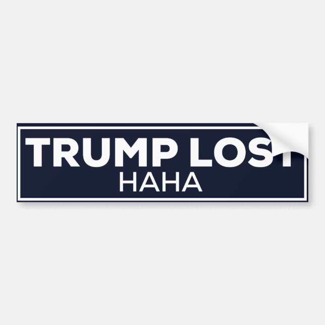 Pegatina Para Coche Trump Lost 2020 Bumper (Frente)