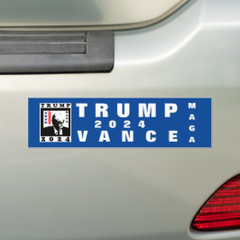 PEGATINA PARA COCHE TRUMP MAGA 2024 WB