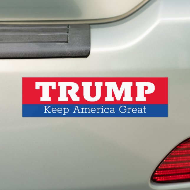 Pegatina Para Coche Trump mantiene a Estados Unidos grande (en coche)