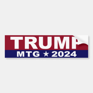 Pegatina Para Coche Trump MTG Marjorie Taylor Greene 2024