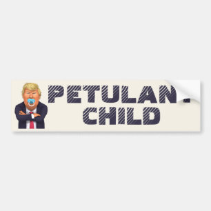 Pegatina Para Coche Trump - Niño Petulante
